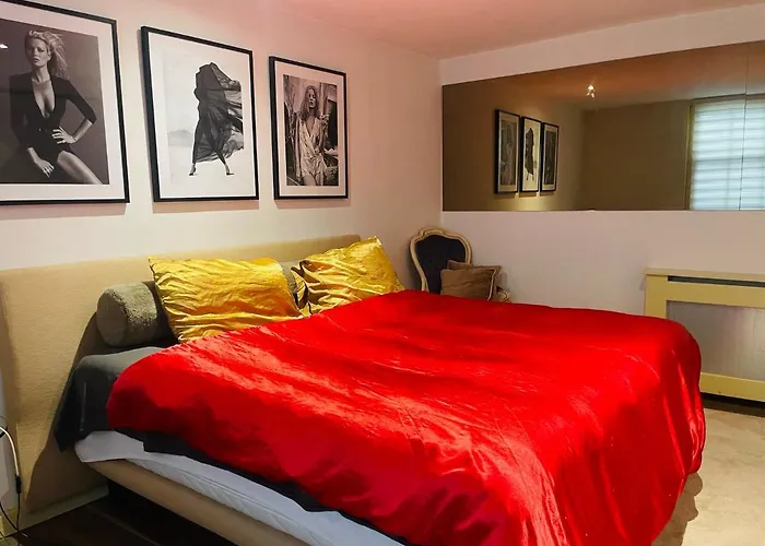 Red Light District Canal View Amsterdam